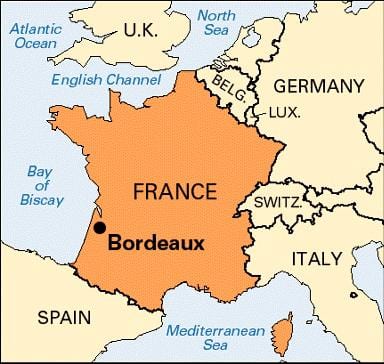 Bordo xəritədə